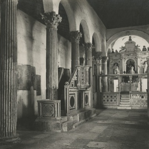 Interior of San Pietro, Alba Fucens